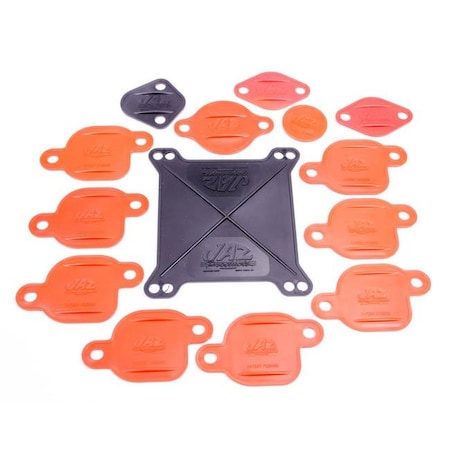 Jaz JAZ 730-002-01 BB Chevy Block Off Kit with 4150 Holley Carb JAZ730-002-01